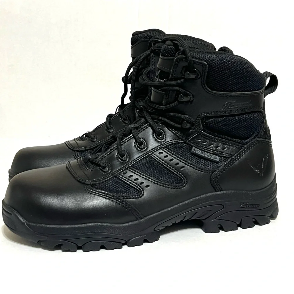 Thorogood Men Leather Side Zip Waterproof Boots